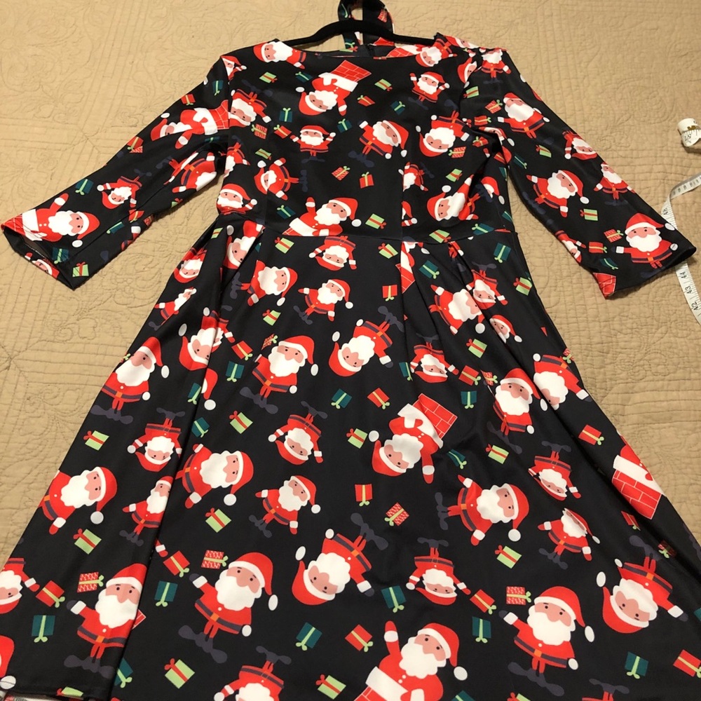 Christmas Dress. Ouges Santa Claus Dress, Large - image 3